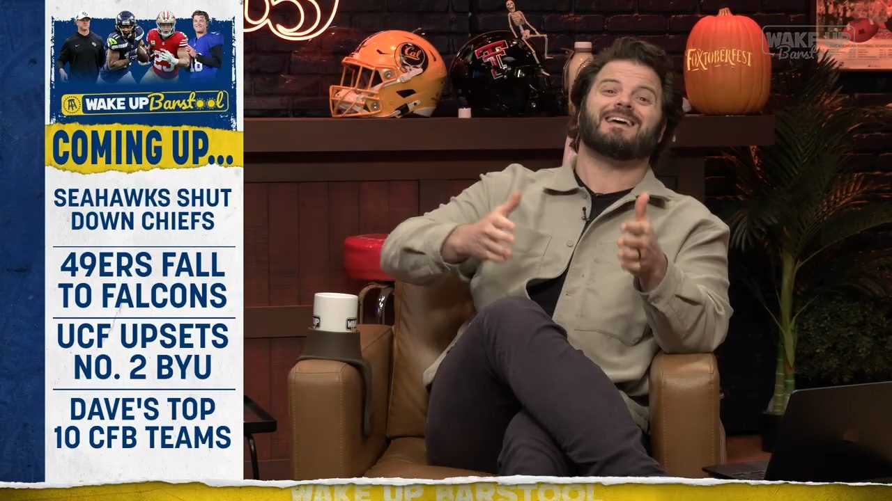 Seahawks DOMINATE Chiefs, Jon Gruden Recaps NFL Week 7 & Portnoy's CFB Top 10 | WUB Full Episode