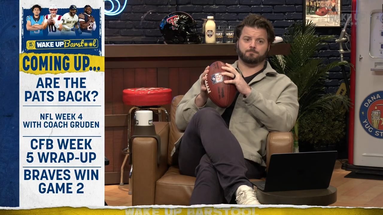 Dave Portnoy Reacts to Drake Maye & Patriots Beating Bills, NFL Week 4 Recap With Jon Gruden