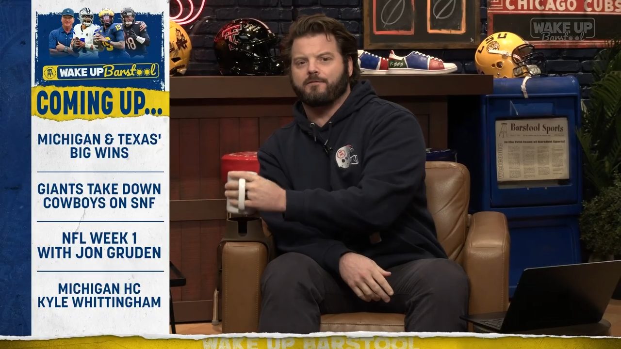 Michigan Upsets Oklahoma, Texas Stuns Ohio State + Gruden’s NFL Week 1 Reaction | WUB Full Episode