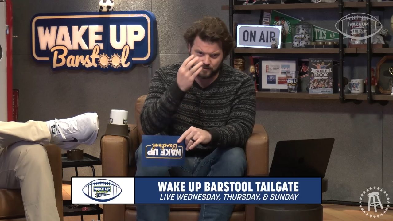Thursday's Are For The T's | Wake Up Barstool Tailgate 10-8-26