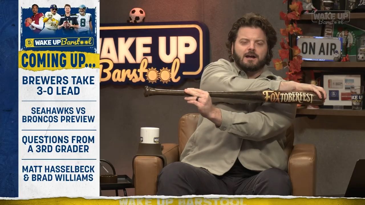Brewers Push Dodgers to Brink, Matt Hasselbeck Previews TNF | Wake Up Barstool Full Episode
